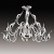 Потолочная люстра Lightstar Cigno Collo Ch 751184 страна Италия Потолочная люстра Lightstar Cigno Collo Ch 751184