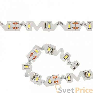 Светодиодная лента (10778) 3M холодный белый 18W ULS-Z02-3014-60LED/m-8mm-IP20-DC12V-6W/m-3M-DW
