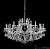 Подвесная люстра Crystal Lux Hollywood SP12+6 Chrome