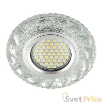 Встраиваемый светильник Fametto Luciole DLS-L147 Gu5.3 Glassy/Clear