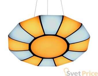 Потолочный светодиодный светильник Ambrella light Orbital Parrus FP2313L WH 114W D480