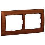 Рамка 2-постовая Legrand Galea Life красное дерево 771982