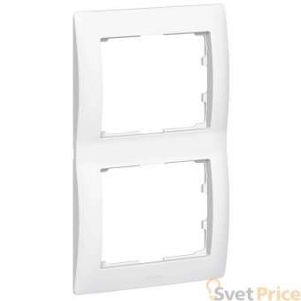 Рамка 2-постовая Legrand Galea Life белая 771006