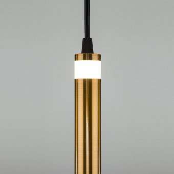 Подвесной светодиодный светильник Eurosvet Maestro 50133/1 LED бронза