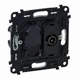 Розетка TV-+ RJ45 Legrand Valena Мех In Matic c топологией звезда 753055