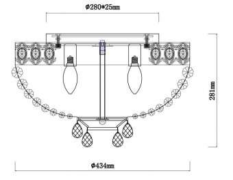 Подвесная люстра Rivoli Vittoria 1014-106