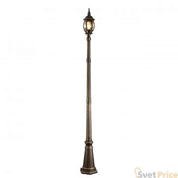Садово-парковый светильник Arte Lamp Atlanta A1047PA-1BN