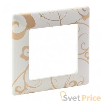 Рамка 1-постовая Legrand Valena Life Ампир белый 754101