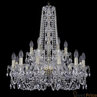 Подвесная люстра Bohemia Ivele 1402/12+6/240/h-75/G