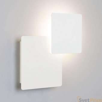 Настенный светодиодный светильник Eurosvet Screw 40136/1 белый