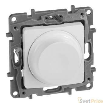 Диммер поворотный Legrand Etika без нейтрали 300W белый 672219