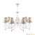 Подвесная люстра Lamp4you Classic E3-07-WM-LMP-O-14-CRL-E3-07-PK-UP