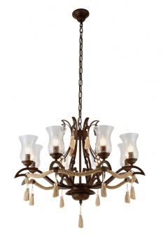 Подвесная люстра Arte Lamp Galeone A8989LM-8BR