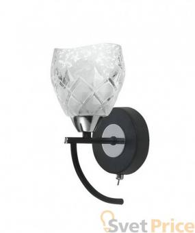 Бра IDLamp Rosalba 381/1A-Blackchrome
