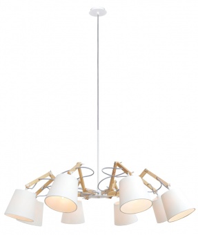 Подвесная люстра Arte Lamp Pinoccio A5700LM-8WH