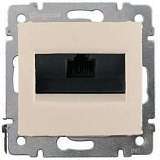 Розетка компьютерная RJ45 Legrand Valena 6 кат STP на винтах слоновая кость 774144