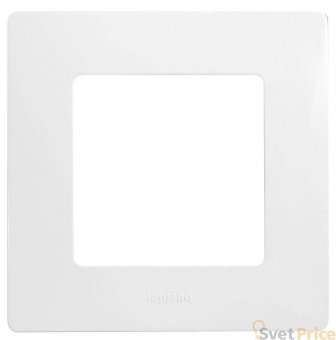 Рамка 1-постовая Legrand Etika белая 672501