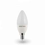 Лампа светодиодная E14 5W 6500K свеча матовая STD-C37-5W-E14-FR/CW 5122