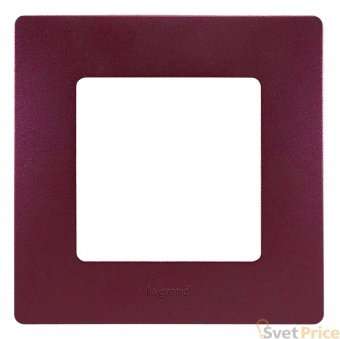 Рамка 1-постовая Legrand Etika сливовая 672561