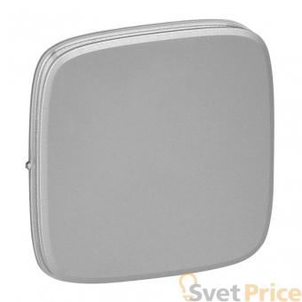 Лицевая панель Legrand Valena Allure выключателя одноклавишного перекрестного алюминий 755077