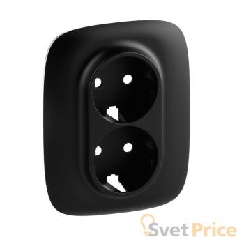 Лицевая панель Legrand Valena Allure розетки с/з антрацит 754958