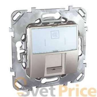 Розетка компьютерная RJ45 Schneider Electric Unica MGU5.421.30ZD