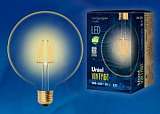 Лампа светодиодная (UL-00002358) E27 8W 2250K шар прозрачный LED-G125-8W/GOLDEN/E27 GLV21GO