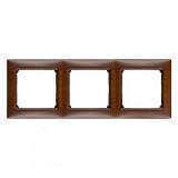 Рамка 3-постовая Legrand Valena тонированное дерево 770313