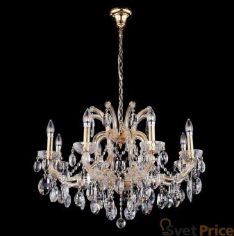 Подвесная люстра Crystal Lux Hollywood SP8 Gold