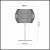Настольная лампа Odeon Light Ralis 2860/1T страна Италия Настольная лампа Odeon Light Ralis 2860/1T
