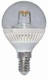 Лампа светодиодная E14 5W 4000K шар прозрачный LC-GCL-5/E14/840 L153