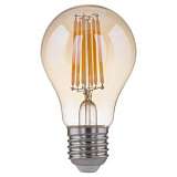 Лампа светодиодная филаментная Classic LED E27 12W 3300K груша золотая 4690389108341