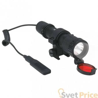 Тактический светодиодный фонарь Uniel (06595) от батареек 130х32 250 лм P-GL011-BB Black