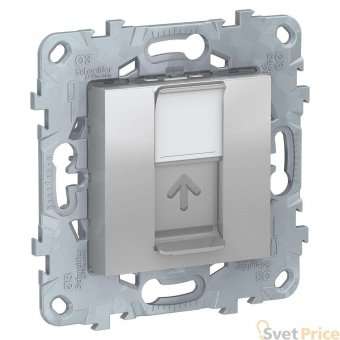 Розетка компьютерная RJ45 Schneider Electric Unica New Cat. 5e UTP NU541130