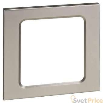 Рамка 2х5-модульная Legrand Celiane никель велюр 069117