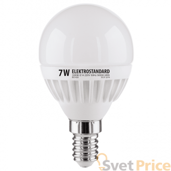 Лампа светодиодная Mini Classic E14 7W 4200K шар матовый 4690389061646