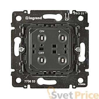 Диммер кнопочный Legrand Galea Life 600W 775653