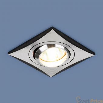 Встраиваемый светильник Elektrostandard 5108 MR16 CH/BK хром/черный 4690389060472