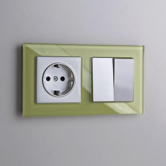 Рамка Favorit на 2 поста фисташковый WL01-Frame-02 4690389098604