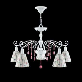 Подвесная люстра Lamp4you Provence E4-05-WM-LMP-O-17-CRL-E4-05-PK-DN