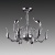 Потолочная люстра Lightstar Cigno Collo Ch 751024 страна Италия Потолочная люстра Lightstar Cigno Collo Ch 751024