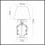 Настольная лампа Odeon Light Padma 2685/1T