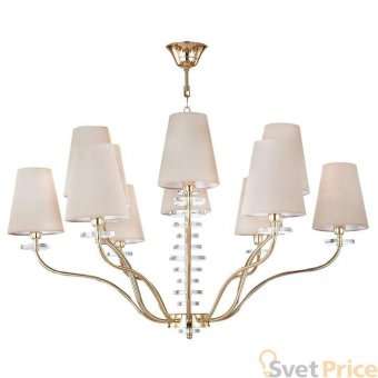 Подвесная люстра Crystal Lux ARMANDO SP6+6 GOLD
