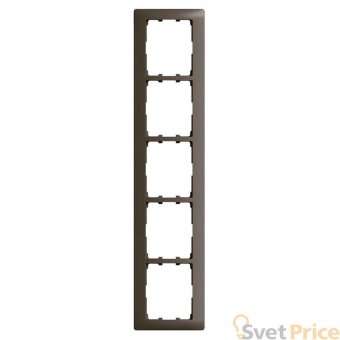 Рамка 5-постовая Legrand Galea Life темная бронза 771209