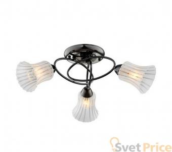 Потолочная люстра IDLamp Zhinevra 246/3PF-Blackwhite