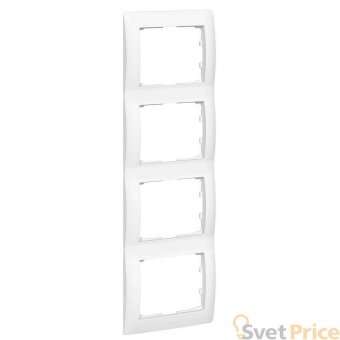 Рамка 4-постовая Legrand Galea Life белая 771008