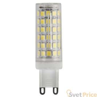 Лампа светодиодная ЭРА G9 9W 2700K прозрачная LED JCD-9W-CER-827-G9