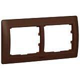 Рамка 2-постовая Legrand Galea Life Club коричневая 771996