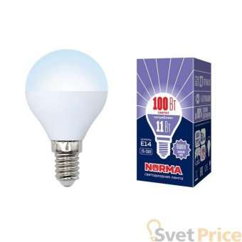 Лампа светодиодная (UL-00003830) E14 11W 6500K матовая LED-G45-11W/DW/E14/FR/NR