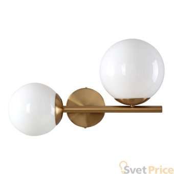 Бра Crystal Lux FELIZ AP2 BRONZE/WHITE